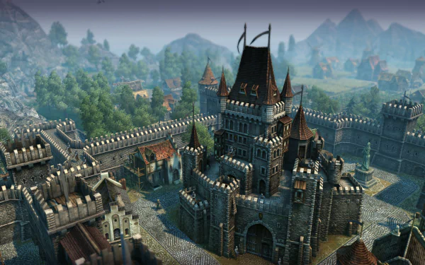MediEvil architecture castle video game Anno 1404 HD Desktop Wallpaper | Background Image