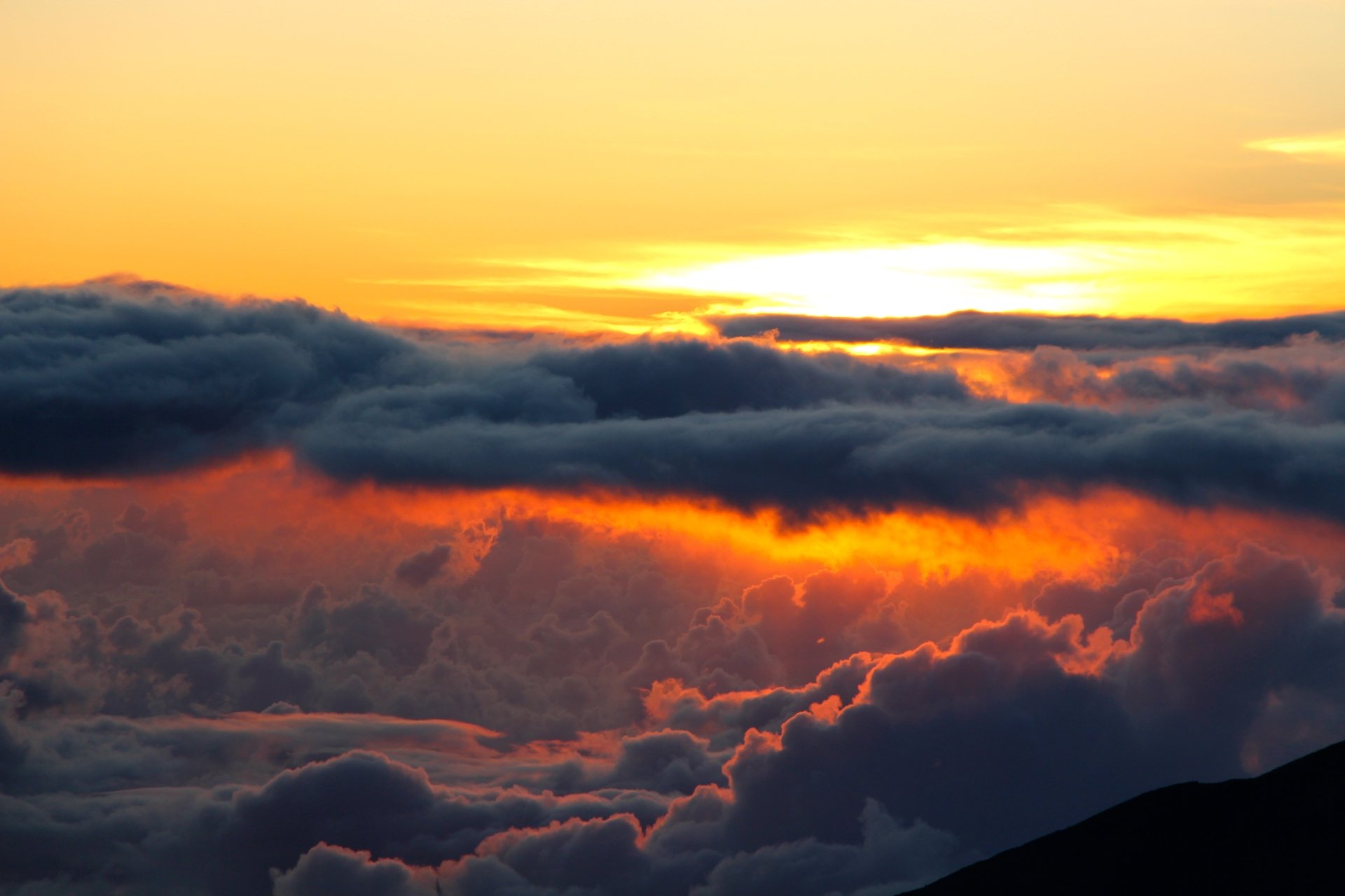Download Nature Orange (Color) Sky Morning Sunrise Cloud 4k Ultra HD Wallpaper