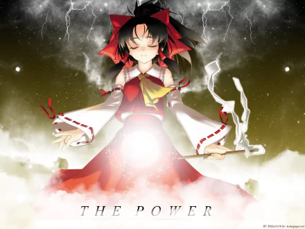 Reimu Hakurei Anime Touhou HD Desktop Wallpaper | Background Image