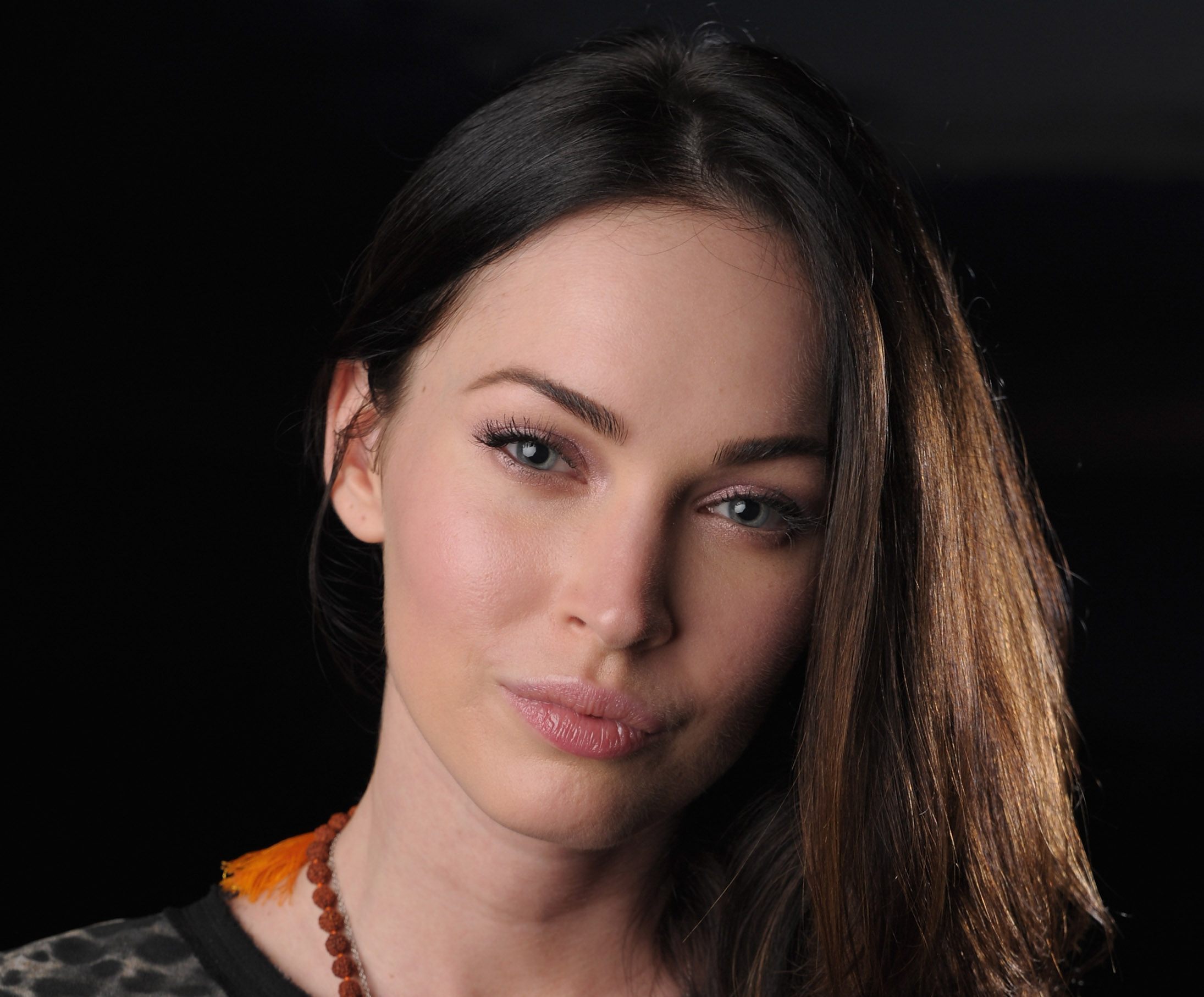 Download Face Blue Eyes Brunette American Actress Celebrity Megan Fox ...