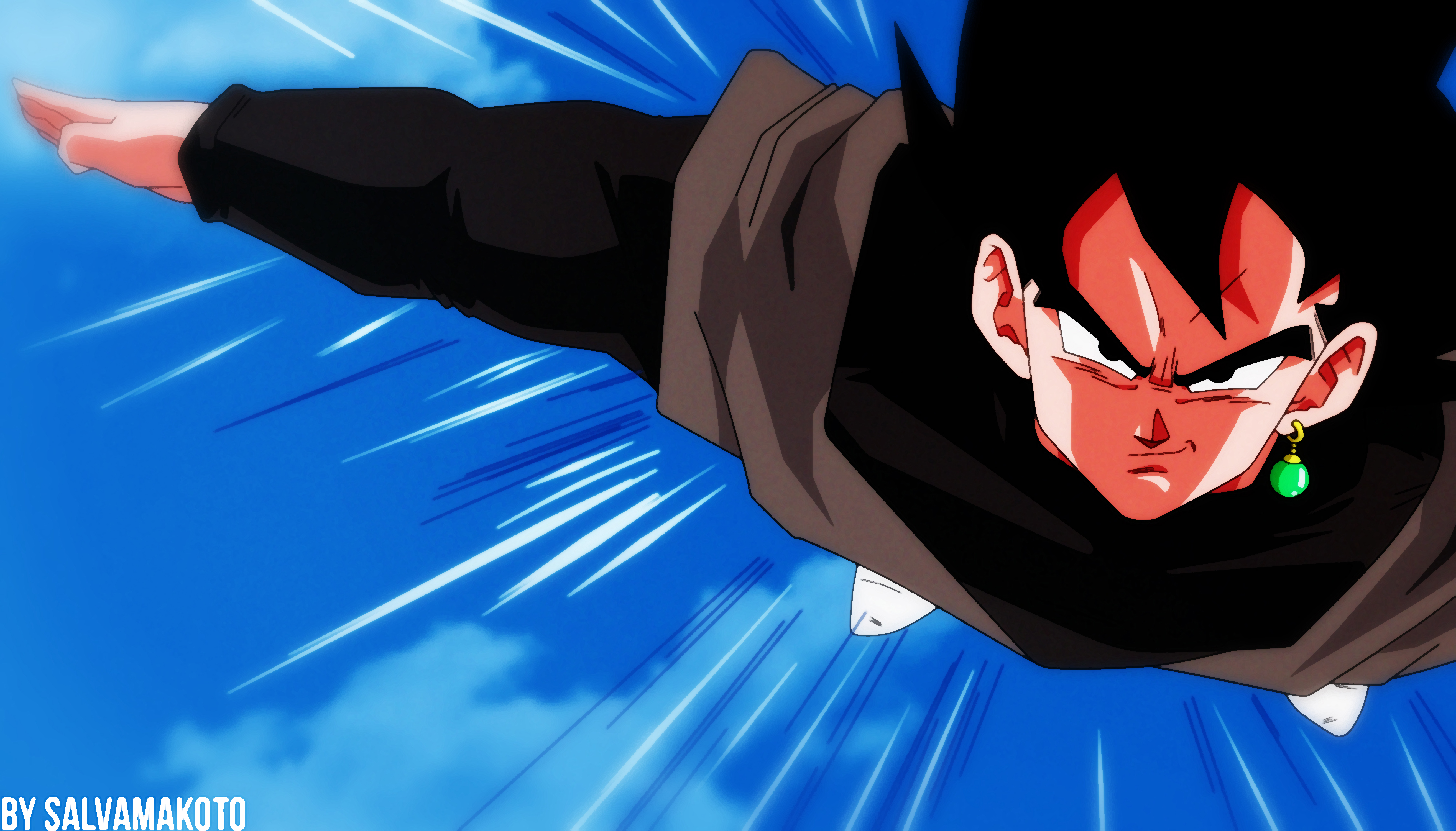 Black Goku By Salvador Vera