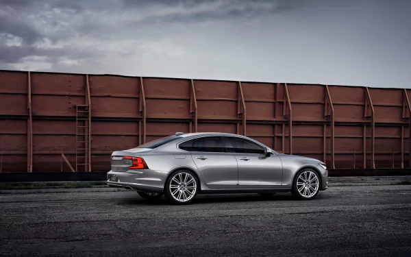silver car car Volvo vehicle Volvo S90 HD Desktop Wallpaper | Background Image