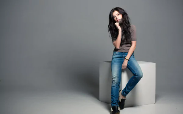 singer Russian brunette blue eyes music Elena Temnikova HD Desktop Wallpaper | Background Image