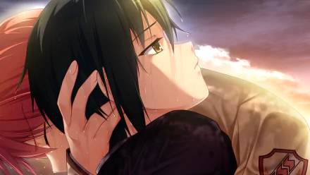 Yuzuru Otonashi Ayato Naoi Anime Angel Beats! HD Desktop Wallpaper | Background Image