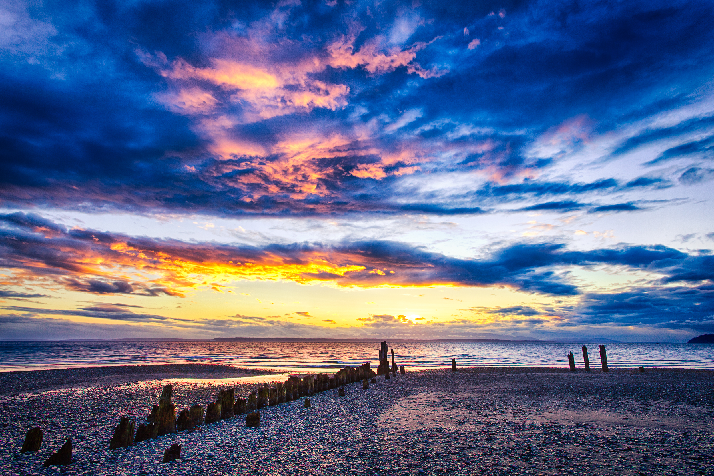 Download Beach Cloud Sky Horizon Nature Ocean HD Wallpaper by Michael Matti