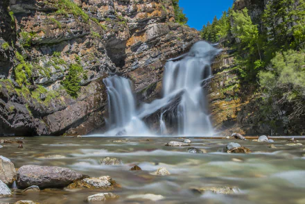 nature waterfall HD Desktop Wallpaper | Background Image