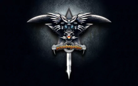 silver symbol dark gothic HD Desktop Wallpaper | Background Image
