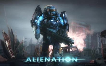 video game Alienation (PS4) HD Desktop Wallpaper | Background Image