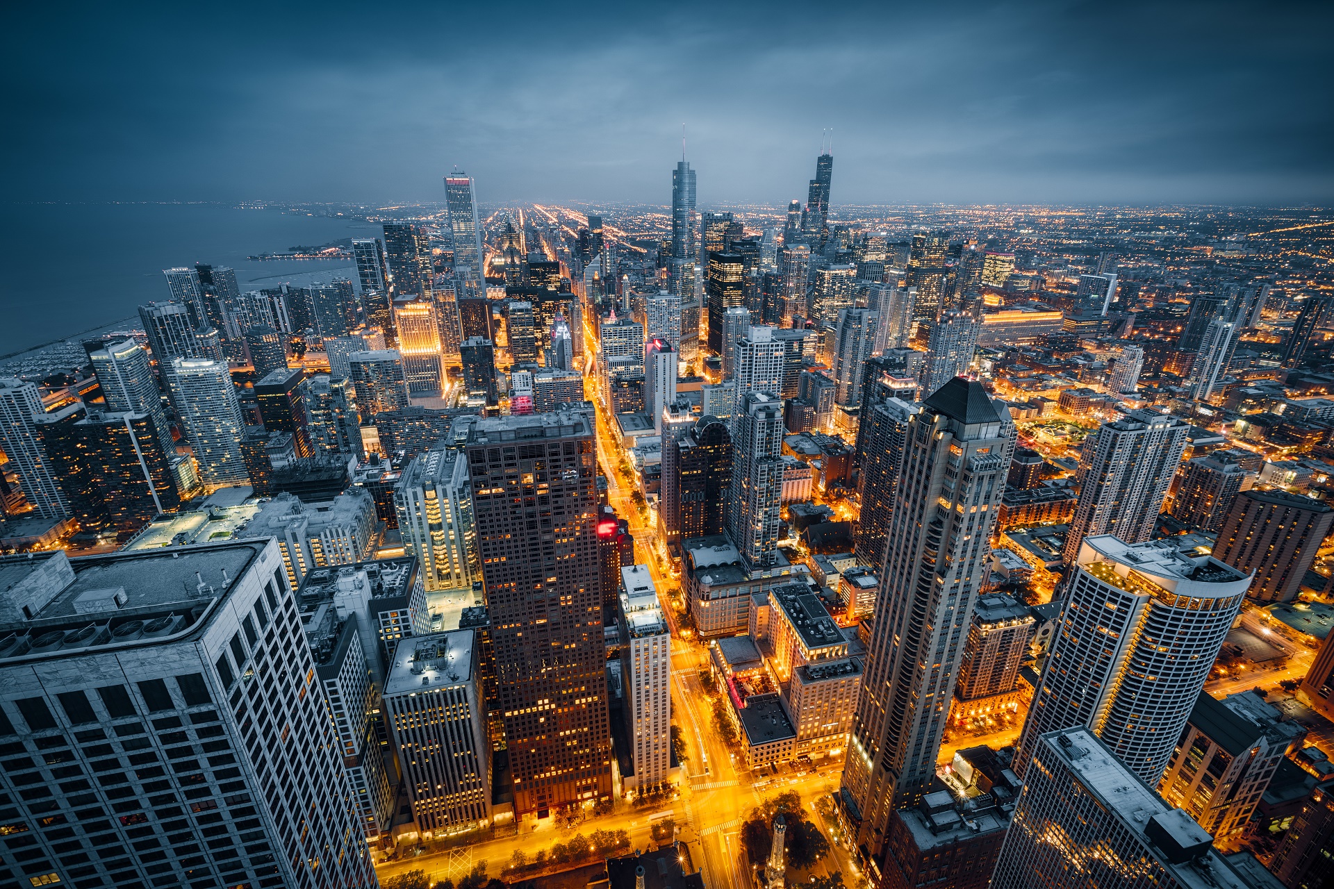 Lake Michigan View From Above