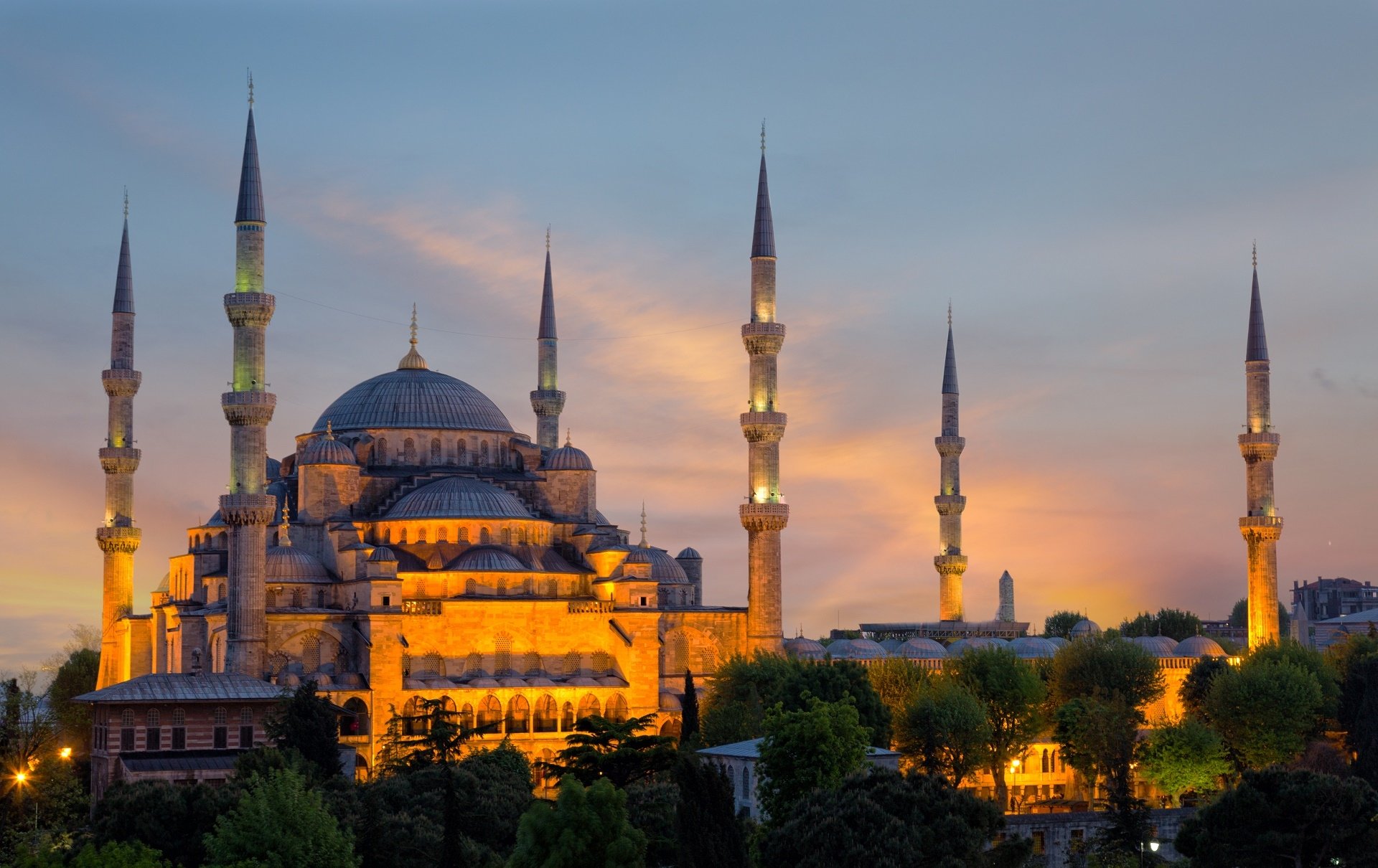 Download Religious Sultan Ahmed Mosque HD Wallpaper