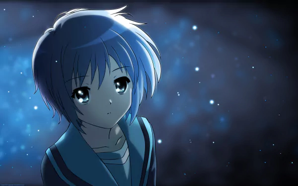 Yuki Nagato Anime The Melancholy of Haruhi Suzumiya HD Desktop Wallpaper | Background Image