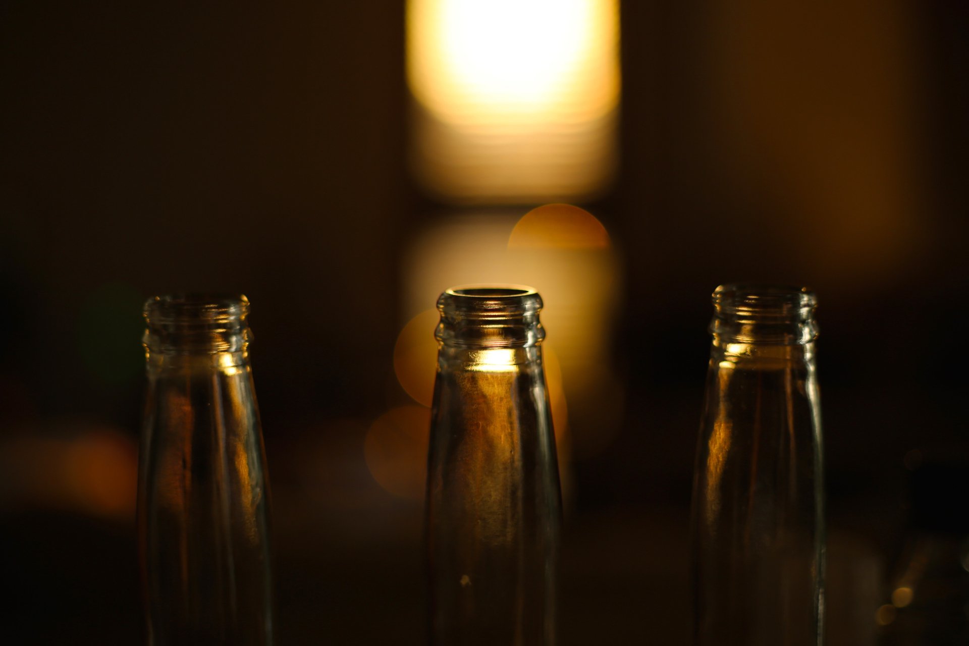 Download Bokeh Man Made Bottle HD Wallpaper