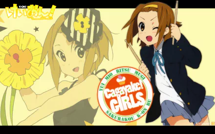 Ritsu Tainaka Anime K-ON! HD Desktop Wallpaper | Background Image