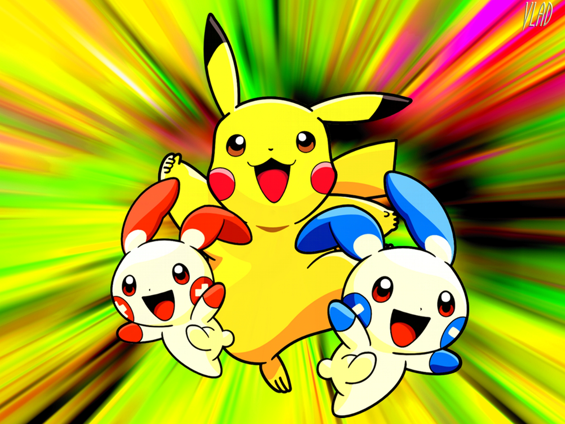 Kawaii Pikachu, Anime Gallery