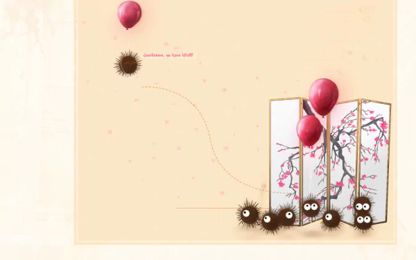 Sootballs (My Neighbor Totoro) Anime My Neighbor Totoro HD Desktop Wallpaper | Background Image