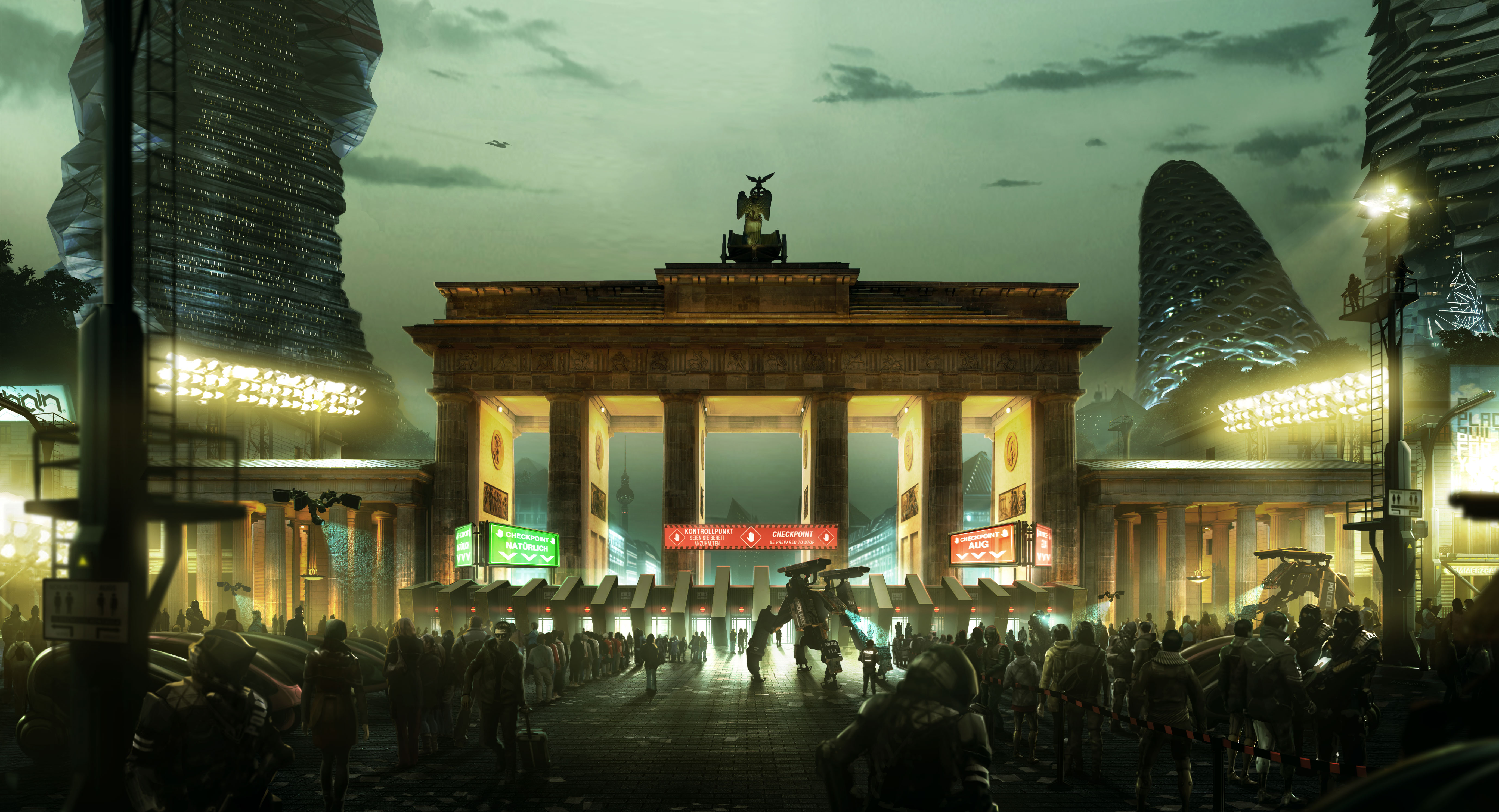 Future Berlin Germany, Brandenburg Gate
