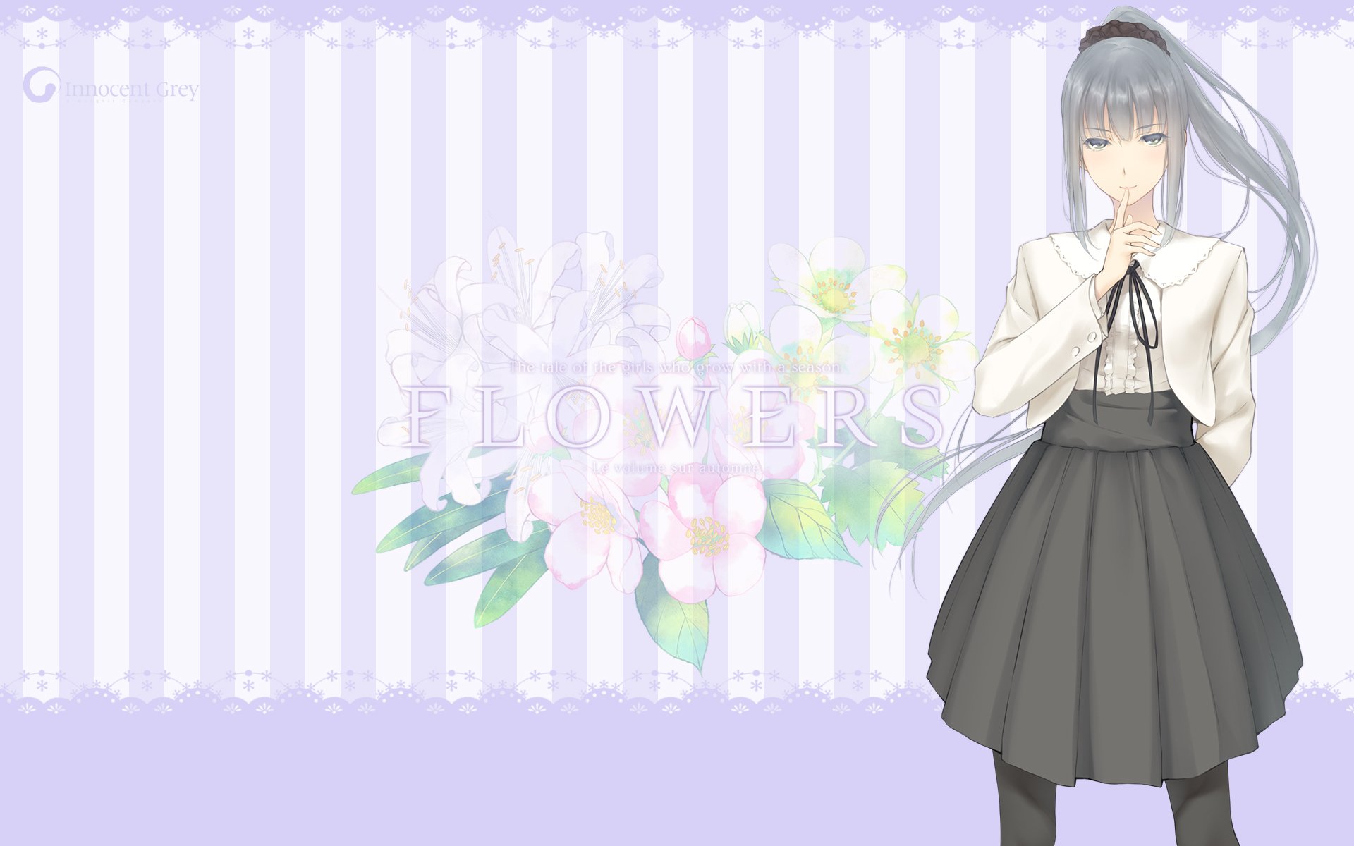 Download Anime Flower HD Wallpaper