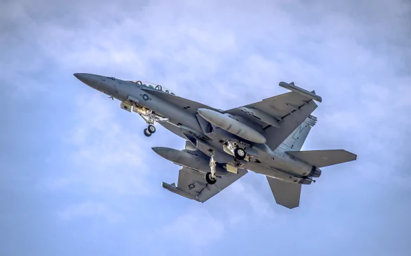 warplane aircraft jet fighter military Boeing F/A-18E/F Super Hornet HD Desktop Wallpaper | Background Image