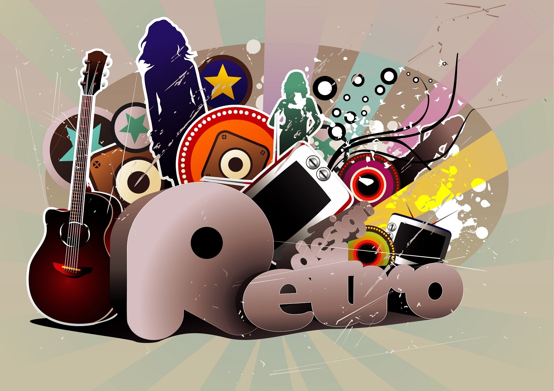 Download Artistic Retro HD Wallpaper