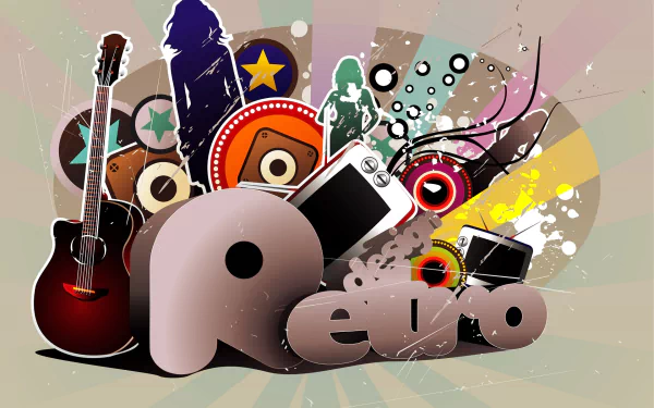 artistic retro HD Desktop Wallpaper | Background Image