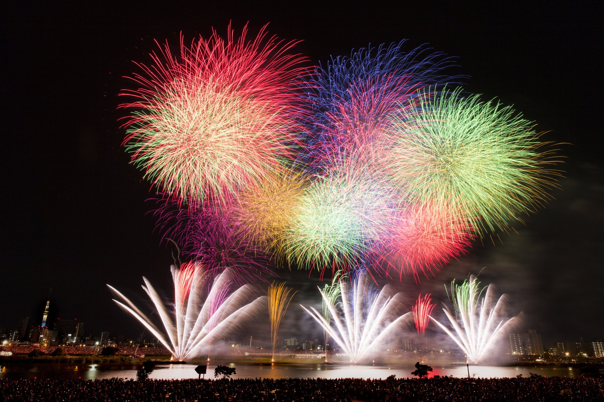 tokyo japan fireworks hd