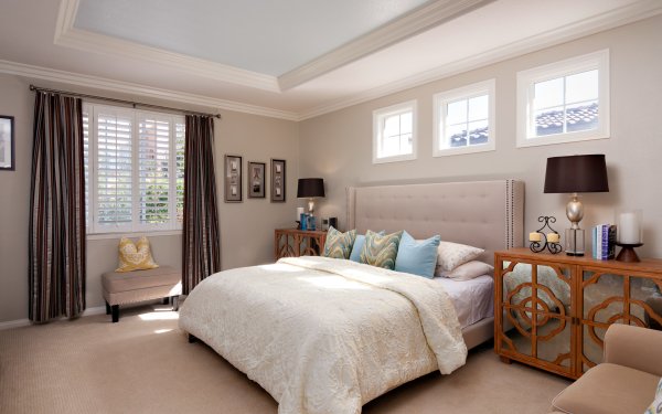 Man Made Room Bedroom Bed HD Wallpaper | Background Image