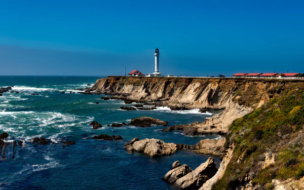  Point Arena Light is a lighthouse in Mendocino County, California by 12019