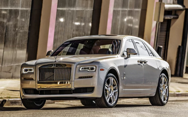 car silver car Rolls-Royce vehicle Rolls-Royce Ghost HD Desktop Wallpaper | Background Image