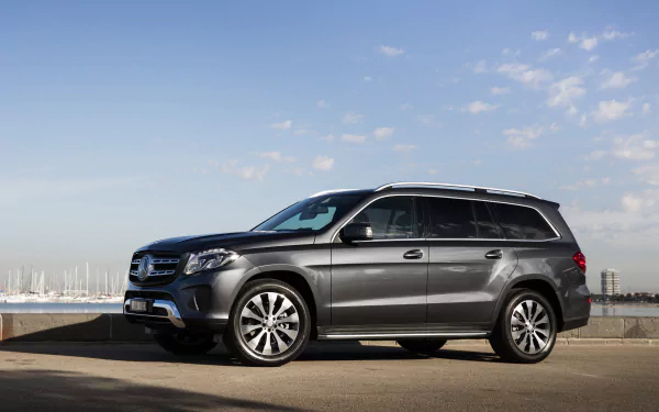 SUV car silver car Mercedes-Benz vehicle Mercedes-Benz GL-Class HD Desktop Wallpaper | Background Image