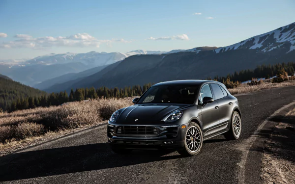 black car car SUV Porsche vehicle Porsche Macan HD Desktop Wallpaper | Background Image