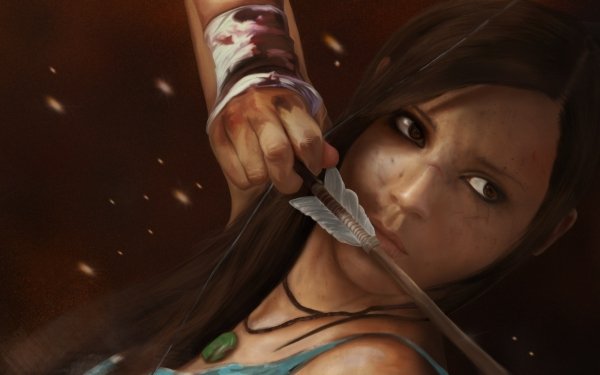 Video Game Tomb Raider Lara Croft Arrow Bow HD Wallpaper | Background Image
