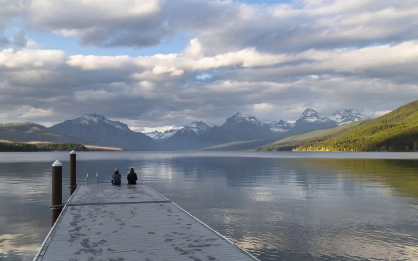  Relaxing at Lake Mcdonald Montana by skeeze