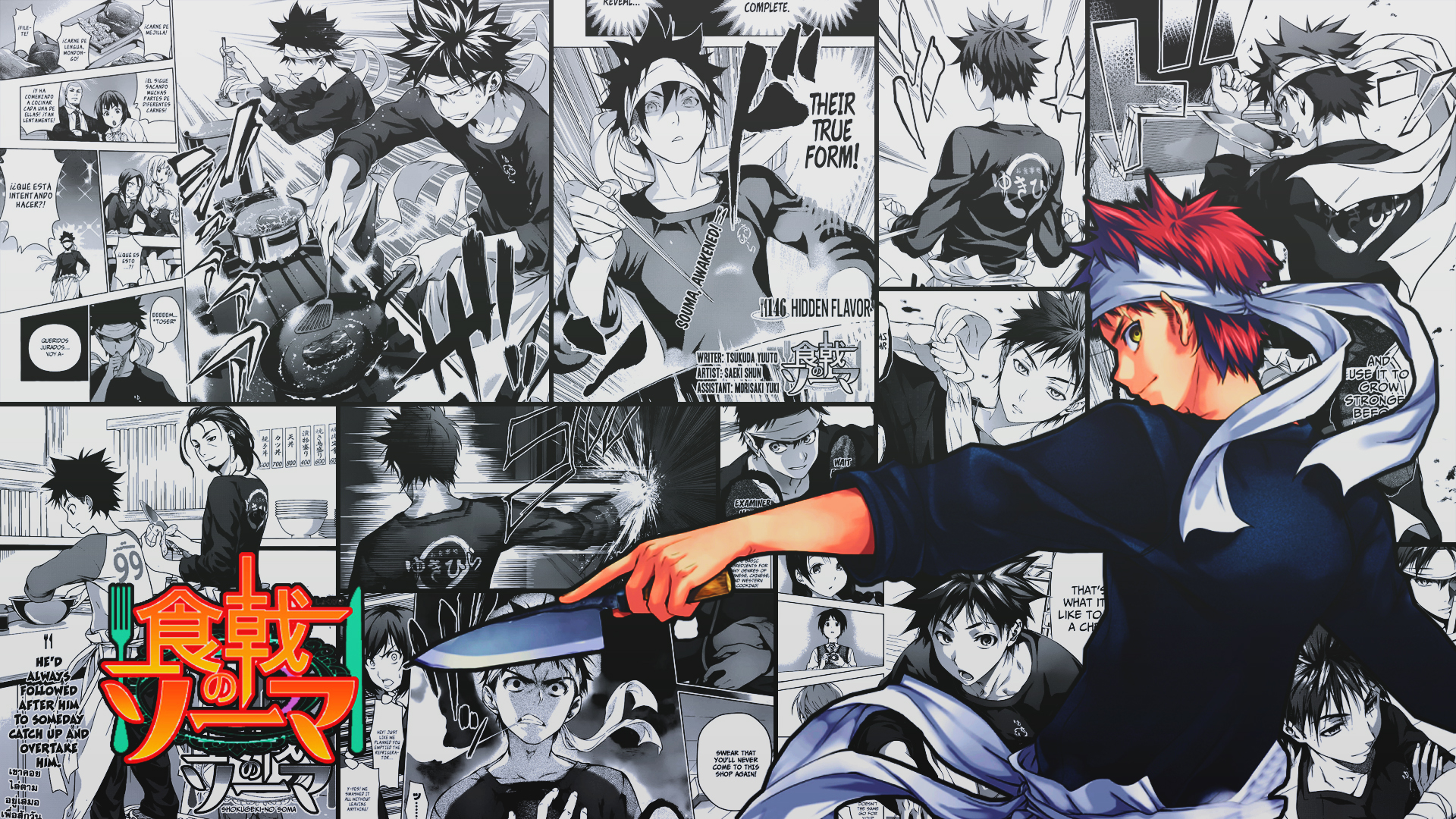 HD desktop wallpaper: Anime, Shokugeki No Soma, Sōma Yukihira, Food Wars:  Shokugeki No Soma download free picture #803542
