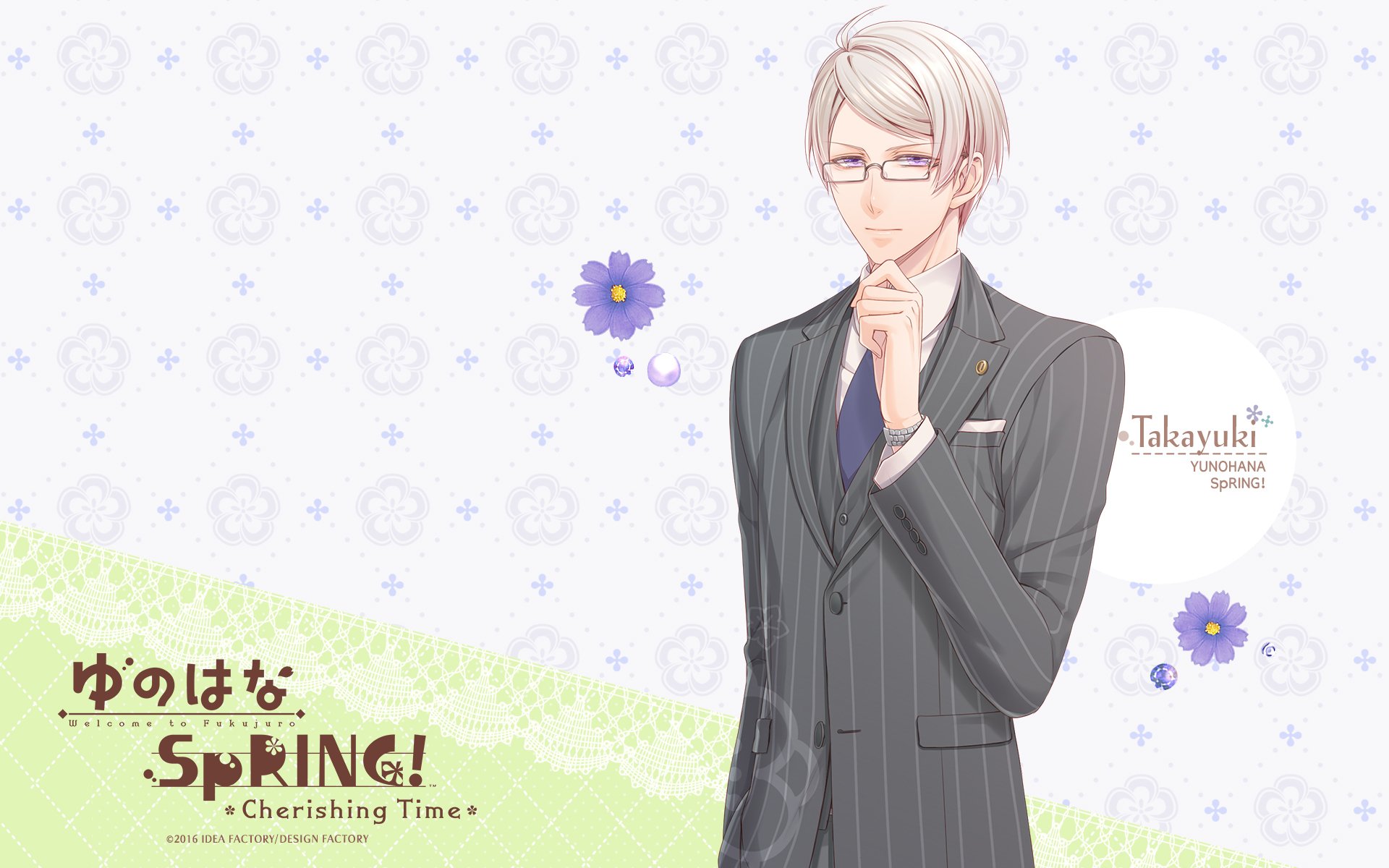 Download Anime Yunohana Spring! Cherishing Time HD Wallpaper