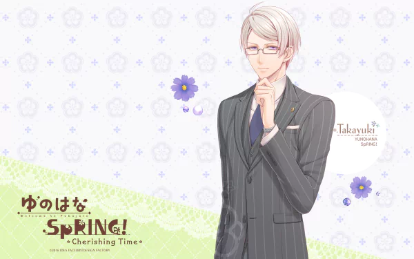 Anime Yunohana Spring! Cherishing Time HD Desktop Wallpaper | Background Image