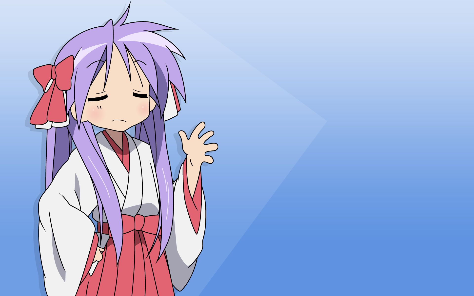 Download Kagami Hiiragi Anime Lucky Star HD Wallpaper