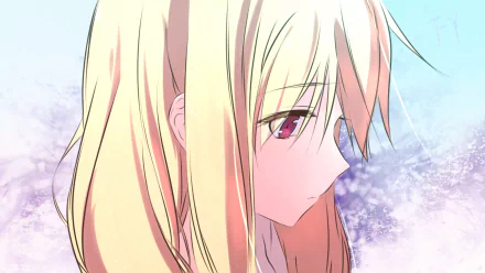 A serene HD wallpaper featuring Mashiro Shiina from the anime Sakurasou no Pet na Kanojo, capturing her thoughtful expression against a soft, colorful background.
