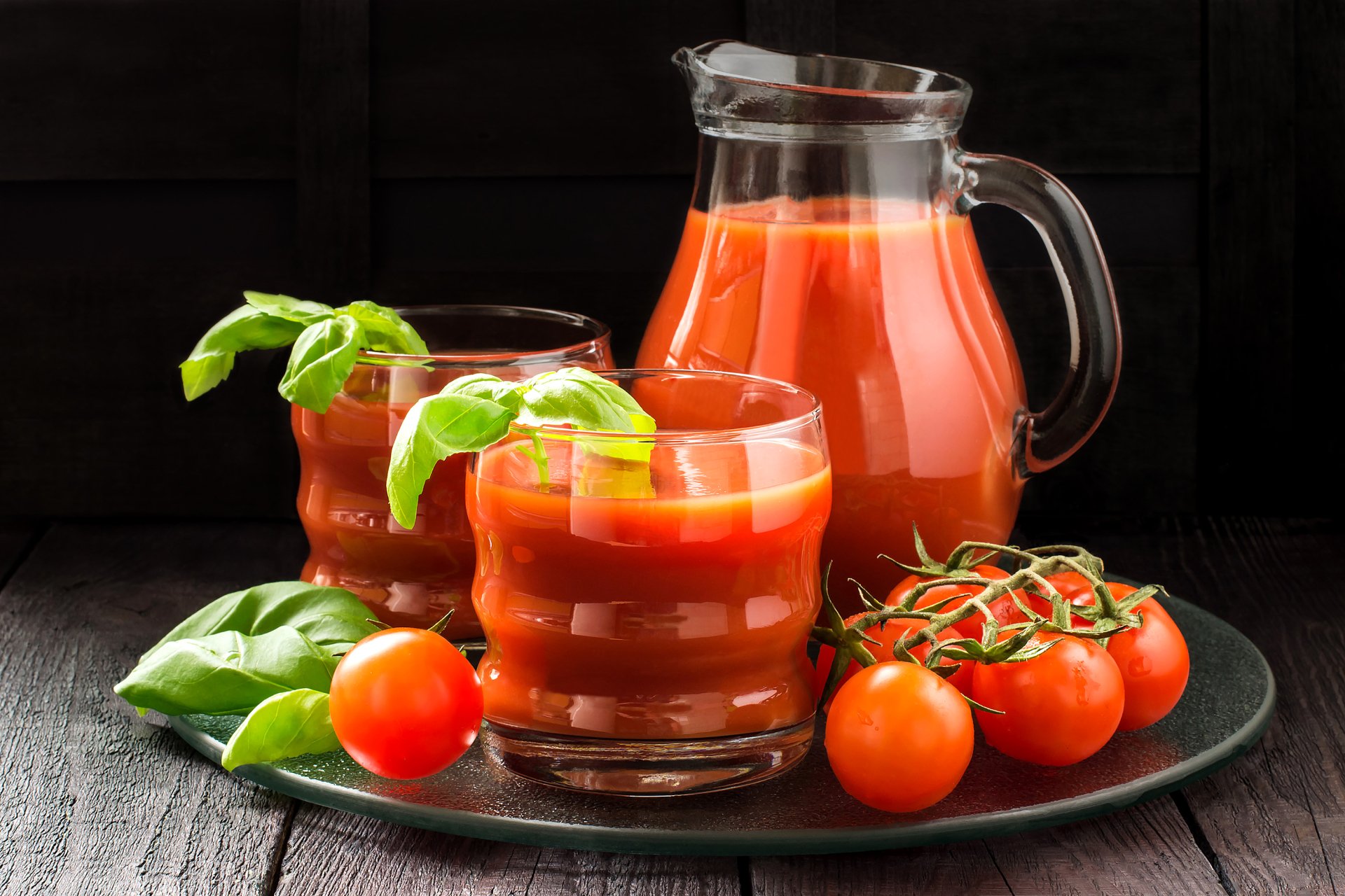 Download Glass Tomato Food Juice HD Wallpaper