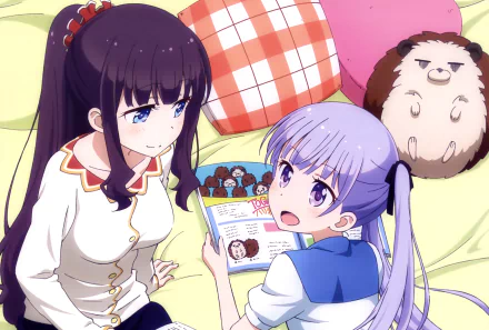 Hifumi Takimoto Aoba Suzukaze Anime New Game! HD Desktop Wallpaper | Background Image