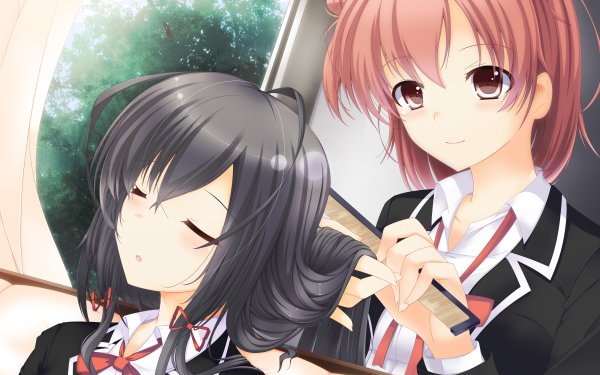 Anime My Teen Romantic Comedy SNAFU Yukino Yukinoshita Yui Yuigahama HD Wallpaper | Background Image