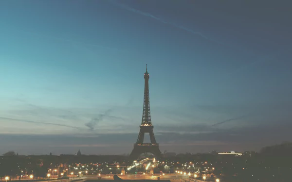 Paris night monument man made Eiffel Tower HD Desktop Wallpaper | Background Image