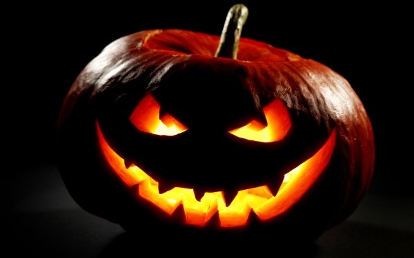 Holiday Halloween Pumpkin Jack-O'-Lantern Light Candle HD Wallpaper | Background Image