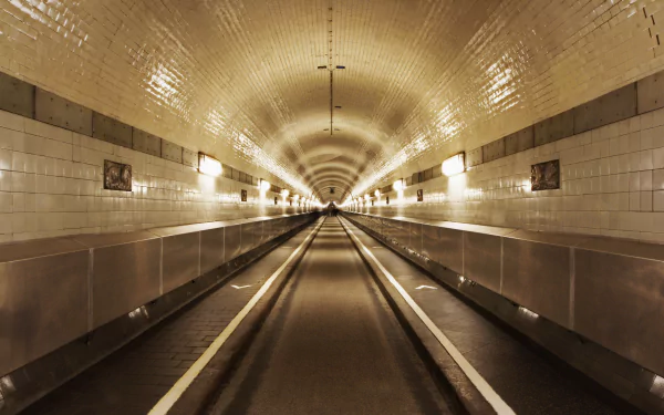  Elbe Tunnel, Hamburg, Germany