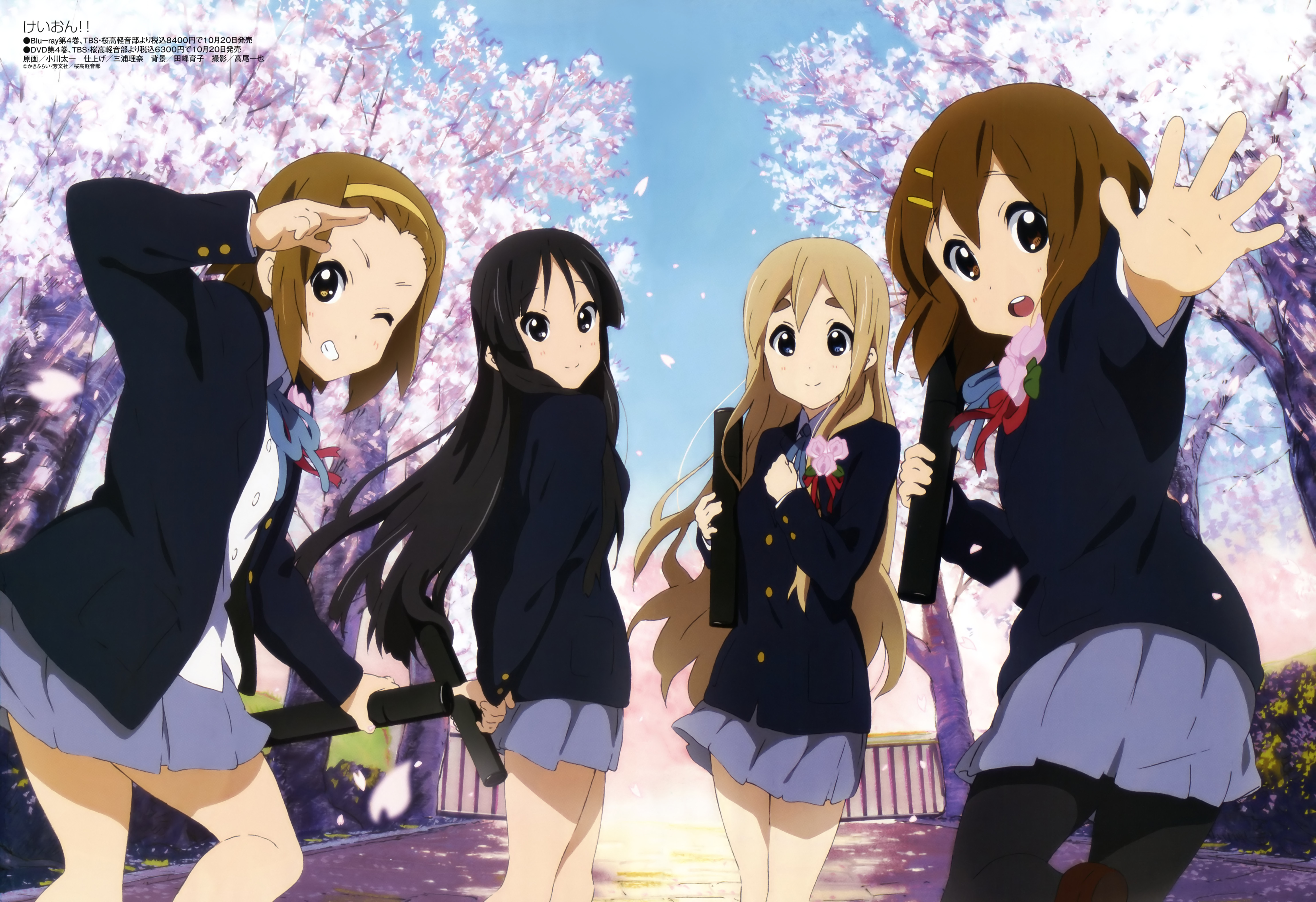 Anime K-ON! 4k Ultra HD Wallpaper