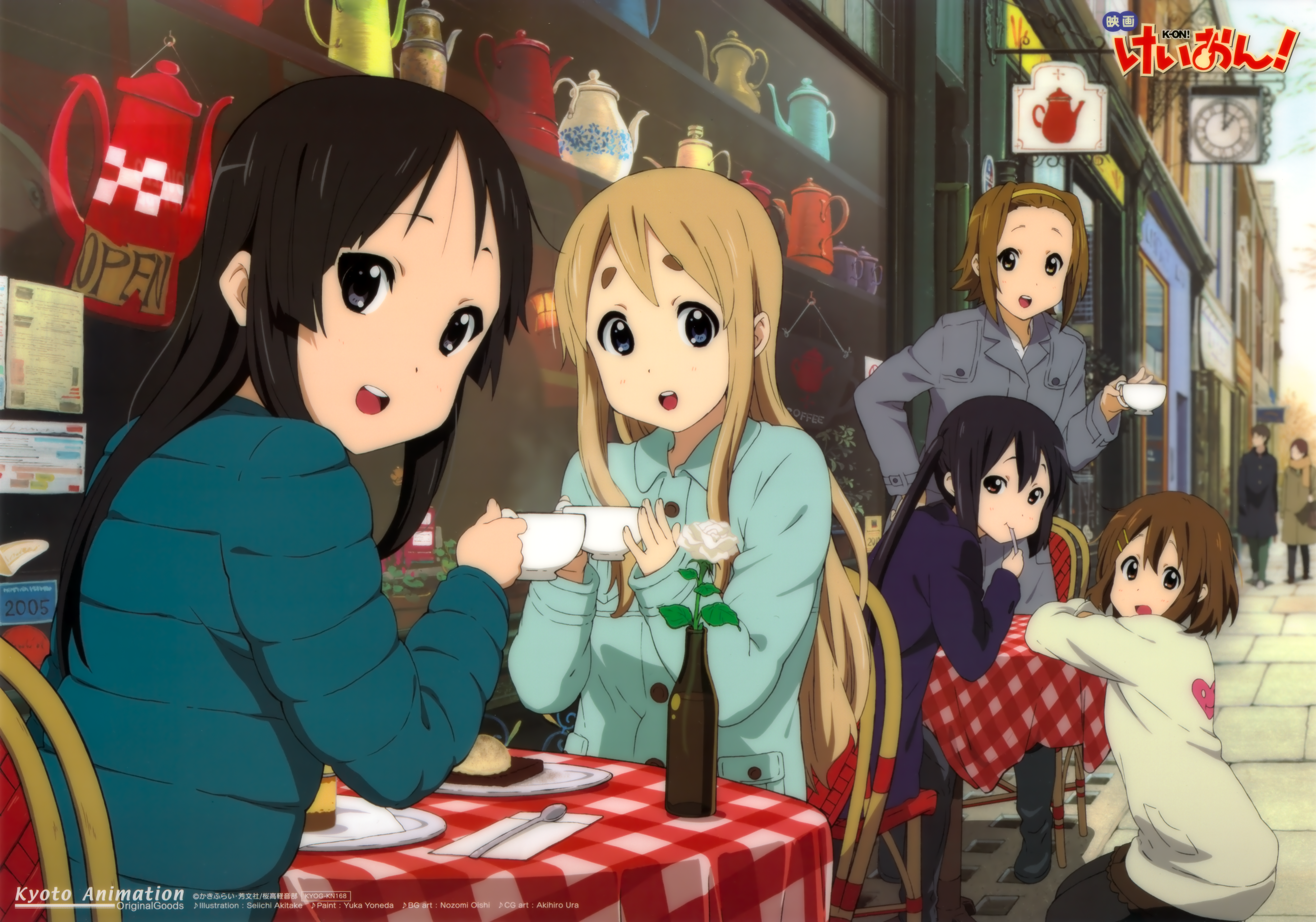 Download Azusa Nakano Tsumugi Kotobuki Ritsu Tainaka Yui Hirasawa Mio  Akiyama Anime K-ON! 4k Ultra HD Wallpaper