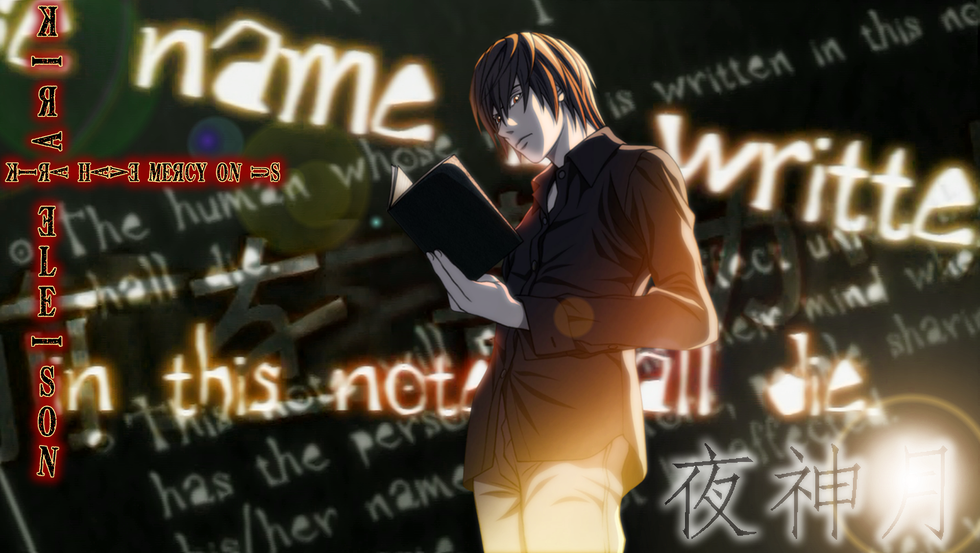 Death Note HD Anime Wallpaper: Light Yagami's Dark Judgment | 1920x1083 ...