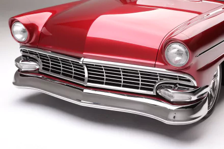 hot rod Ford vehicle 1956 Ford Victoria HD Desktop Wallpaper | Background Image