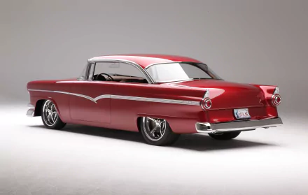 hot rod Ford vehicle 1956 Ford Victoria HD Desktop Wallpaper | Background Image