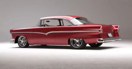 hot rod Ford vehicle 1956 Ford Victoria HD Desktop Wallpaper | Background Image