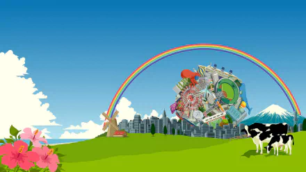 video game Katamari Damacy HD Desktop Wallpaper | Background Image